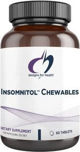 Успокаивающий комплекс + мелатонин для качественного сна Designs for Health (Insomnitol) 60 жев. таблетки купить в Киеве и Украине