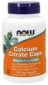 Кальцій цитрат Now Foods (Calcium Citrate) 150 мг 120 капсул
