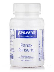 Женьшень Pure Encapsulations (Panax Ginseng) 60 капсул