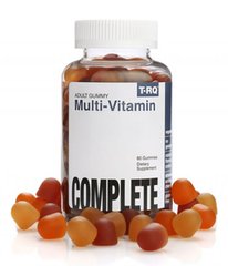 Мультивітаміни повний комплекс смак полуниці апельсина вишні T-RQ (Multi-Vitamin) 60 жувальних цукерок