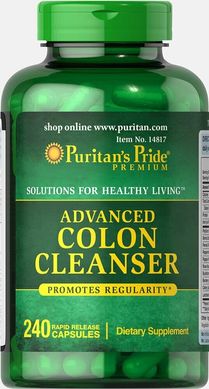 Оптимальне очищення, Advanced Colon Cleanser, Puritan's Pride, 240 капсул