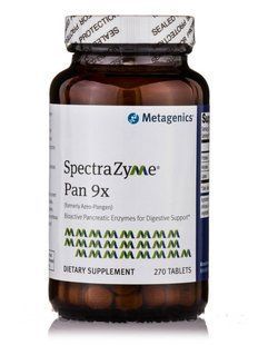 Enzymes complex Metagenics (SpectraZyme Pan 9x) 270 tablets