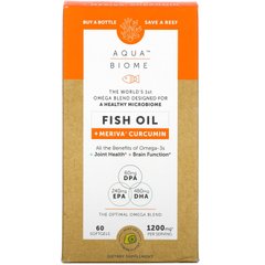 Риб'ячий жир + Меріва куркумін Enzymedica (Fish oil) 60 капсул