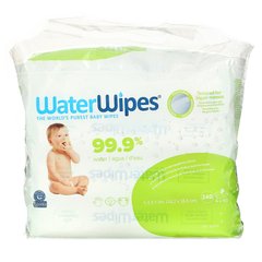 WaterWipes, текстурированные детские салфетки, 4 упаковки, по 60 салфеток в каждой купить в Киеве и Украине