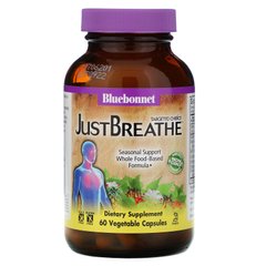 Для підтримки дихання, Targeted Choice, Just Breathe, Bluebonnet Nutrition, 60 вегетаріанських капсул