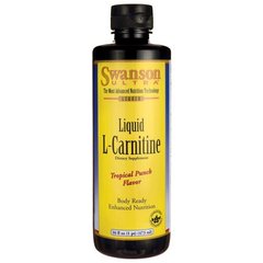 Готовий рідкий L-карнітин для тіла, Liquid L-Carnitine Body Ready, Swanson, 468 мл