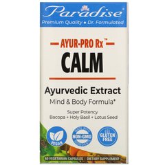Вітаміни для спокою, AYUR Pro Rx, Calm, Paradise Herbs, 60 вегетаріанських капсул