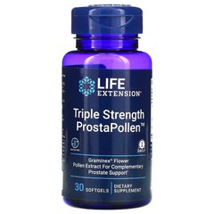 Чоловіча сила: простаполлен потрійна сила Life Extension (ProstaPollen) 30 капсул