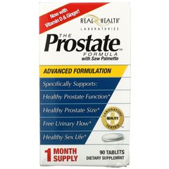 Формула простати з пальметто, The Prostate Formula with Saw Palmetto, Real Health, 90 таблеток