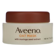 Вівсяна маска з екстрактом насіння морінгі, Oat Mask with Moringa Seed Extract, Detox, Aveeno, 50 г