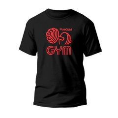 Чорна футболка з принтом M Pure Gold (Gym Póló - M) 1 шт