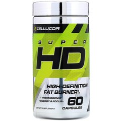 Високоефективний жироспалювач, Super HD, Cellucor, 60 капсул