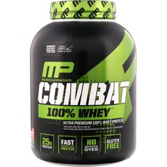 Сироватковий протеїн полуниця MusclePharm (Combat 100% Whey Protein) 2.269 кг