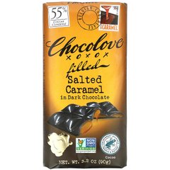 Солона карамель в чорному шоколаді, Chocolove, 90 г