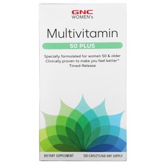GNC, Мультивітаміни, 50 плюс, 120 капсул