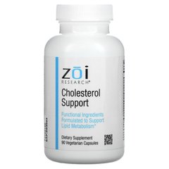 Поддержка холестерина, Cholesterol Support, ZOI Research, 90 вегетарианских капсул купить в Киеве и Украине