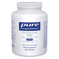 Глюкозамін та МСМ Pure Encapsulations (Glucosamine MSM) 360 капсул