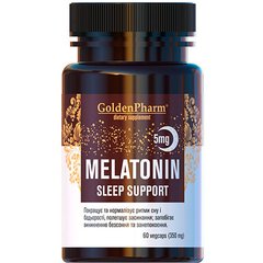 Мелатонин GoldenPharm (Melatonin) 5 мг 60 капсул купить в Киеве и Украине