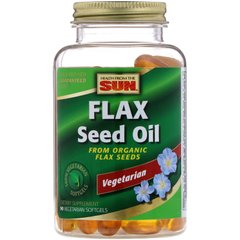 Льяное масло Health From The Sun (Flax Seed Oil) 90 капсул купить в Киеве и Украине