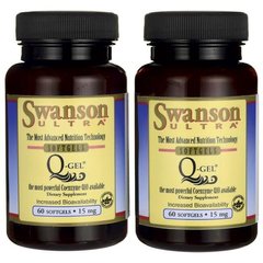 Q-Гель, Q-Gel, Swanson, 15 мг, 120 капсул