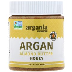 Мигдальна паста з аргановою олією Argania Butter (Argan almond butter) 284 г зі смаком меду