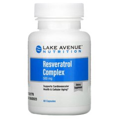 Ресвератрол комплекс, Lake Avenue Nutrition, 500 мг, 60 капсул