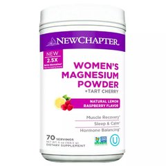 Магний для женщин порошок лимонно-малиновый вкус New Chapter (Women's Magnesium Powder) 169,5 г купить в Киеве и Украине