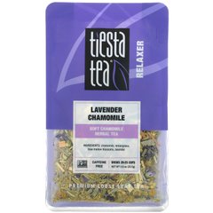 Tiesta Tea Company, листовий чай преміальної якості, лаванда та ромашка, без кофеїну, 25,5 г (0,9 унції)