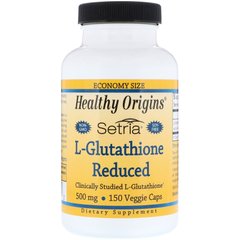 Свободный L-глутатион Healthy Origins (Reduced L-Glutathione) 500 мг 150 капсул купить в Киеве и Украине