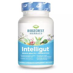 Комплекс для здоровья мозга с пробиотиком Интеллигут RidgeCrest Herbals (Intelligut) 60 капсул купить в Киеве и Украине