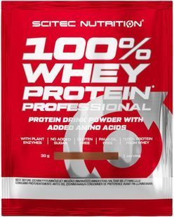 Scitec Nutrition, Whey Protein Prof., білий шоколад, 30 г