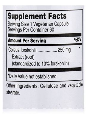 Экстракт колеуса Douglas Laboratories (Coleus Extract) 60 вегетарианских капсул купить в Киеве и Украине