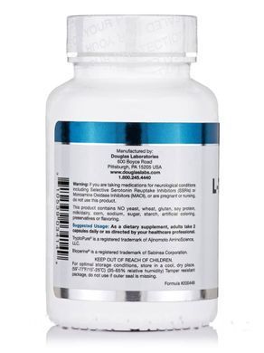 Триптофан Douglas Laboratories (L-Tryptophan) 60 вегетарианских капсул купить в Киеве и Украине