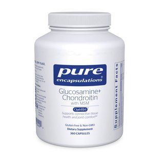 Глюкозамин Хондроитин МСМ Pure Encapsulations (Glucosamine + Chondroitin with MSM) 360 капсул купить в Киеве и Украине
