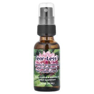 Fear-Less, цветочная эссенция и эфирное масло, Flower Essence Services, 30 мл купить в Киеве и Украине