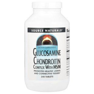 Source Naturals, Glucosamine Chondroitin Complex With MSM, 240 Tablets купить в Киеве и Украине