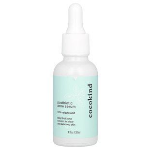 Cocokind, Postbiotic Acne Serum, 1 fl oz (30 ml) купить в Киеве и Украине