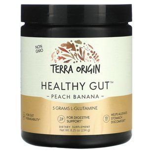 Terra Origin, Healthy Gut, персик і банан, 234&nbsp;г (8,25&nbsp;унції)