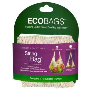 Хозяйственная сумка ECOBAGS (Market Collection) длина ручек 25,4 см 1 шт натуральная купить в Киеве и Украине