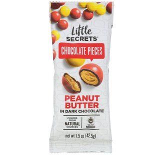 Chunks of Dark Chocolate, Peanut Butter, Little Secrets, 42.5 g