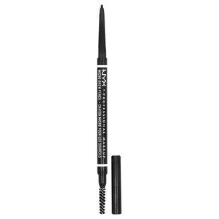 NYX Professional Makeup, Micro Brow Pencil, 08 Black, 0.003 oz (0.09 g)