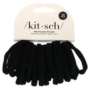 Kitsch, Hair Elastics Set, Black, 20 Piece Set купить в Киеве и Украине