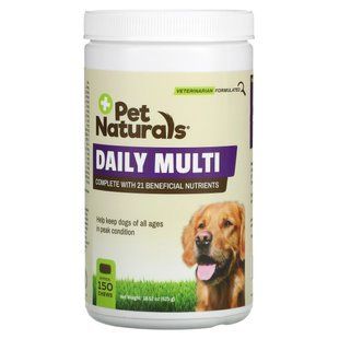 Щоденний полівітамін для собак, Pet Naturals of Vermont, 150 жувальних пастилок