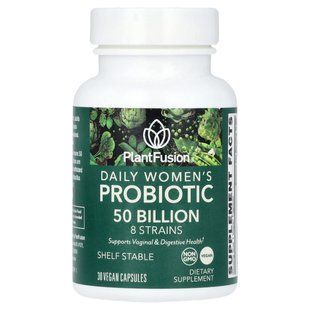 PlantFusion, Daily Women's Probiotic, 50 Billion, 30 Vegan Capsules купить в Киеве и Украине