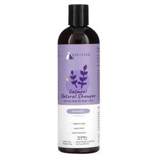 Kin+Kind, Oatmeal Natural Shampoo, For Dogs + Cats, Lavender, 12 fl oz (354 ml) купить в Киеве и Украине