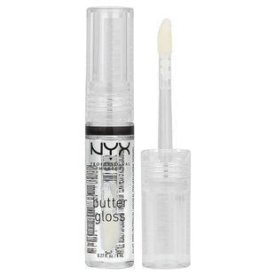 NYX Professional Makeup, Butter Gloss, Lip Gloss, 54 Sugar Glass, 0.27 oz (8 ml) купить в Киеве и Украине