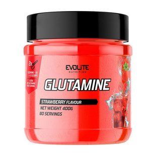 Glutamine Evolite Nutrition 400 g strawberry купить в Киеве и Украине