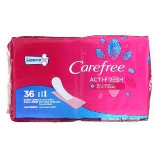 Carefree, Acti-Fresh, Daily Liners, Extra Long, Unscented, 36 Liners купить в Киеве и Украине