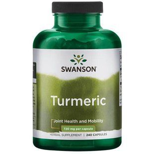 Куркума Swanson (Turmeric) 720 мг 240 капсул купить в Киеве и Украине