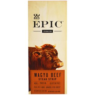 Стейк-стрип, говядина Wagyu, Epic Bar, 20 полосок, 23 г каждые купить в Киеве и Украине